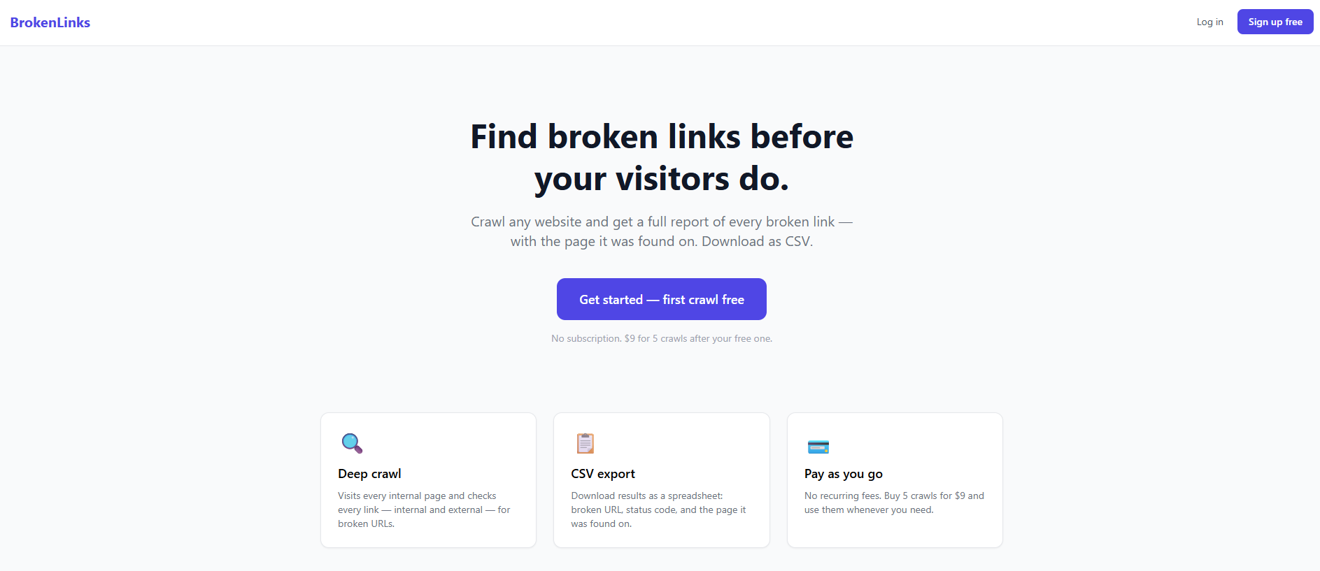 BrokenLinks preview
